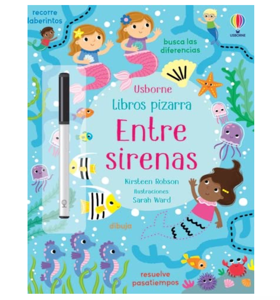 Libro pizarra - Entre sirenas