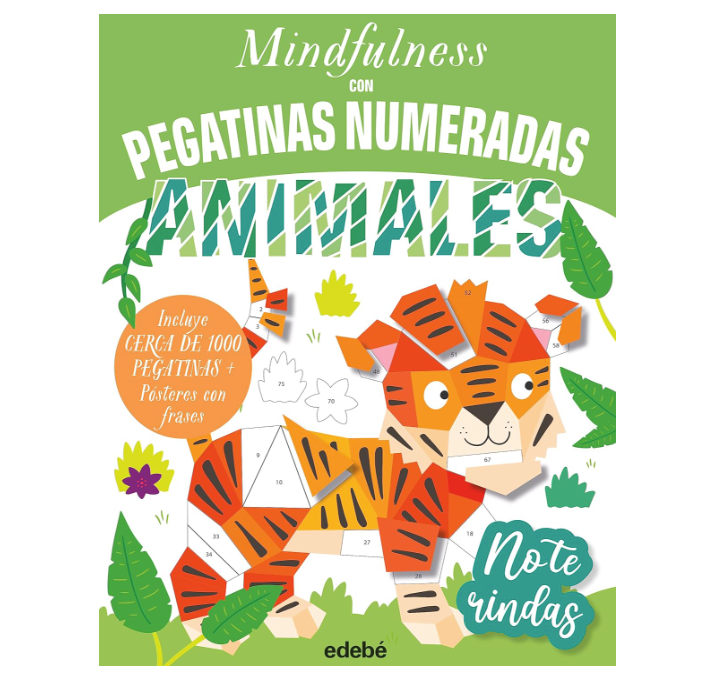 Pegatinas numeradas animales