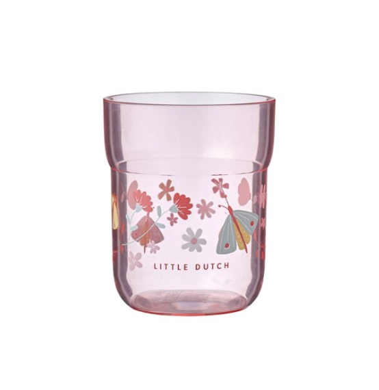 Vaso LT Flores y mariposas 250 ml