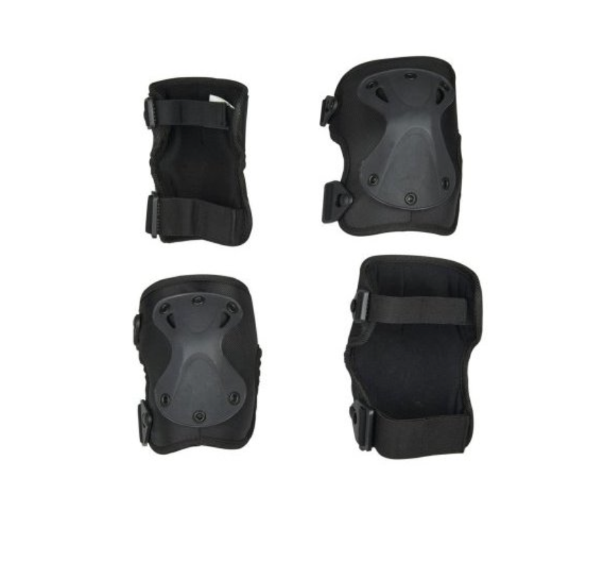 Pack Rodilleras y Coderas Negras