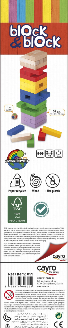 Torre de color Equilibrio