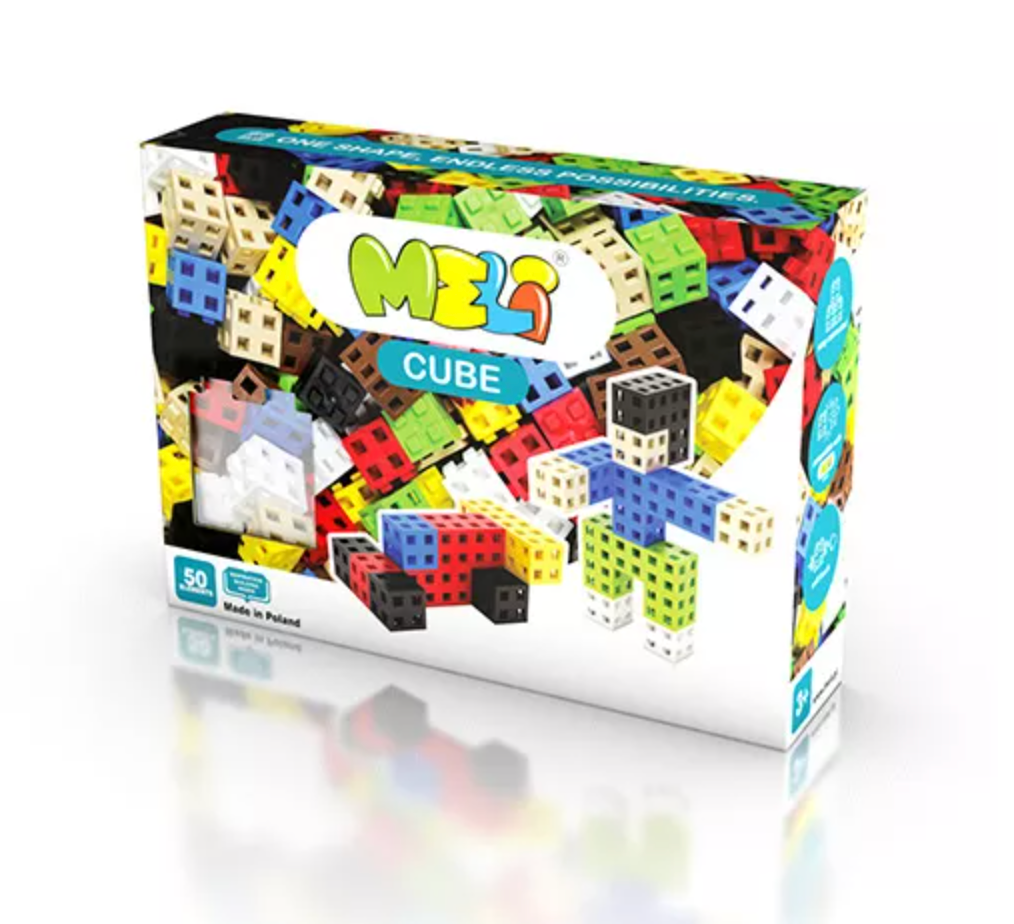 Bloques construcción Cube 50 piezas