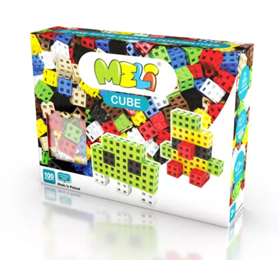 Bloques construcción Cube 100 piezas