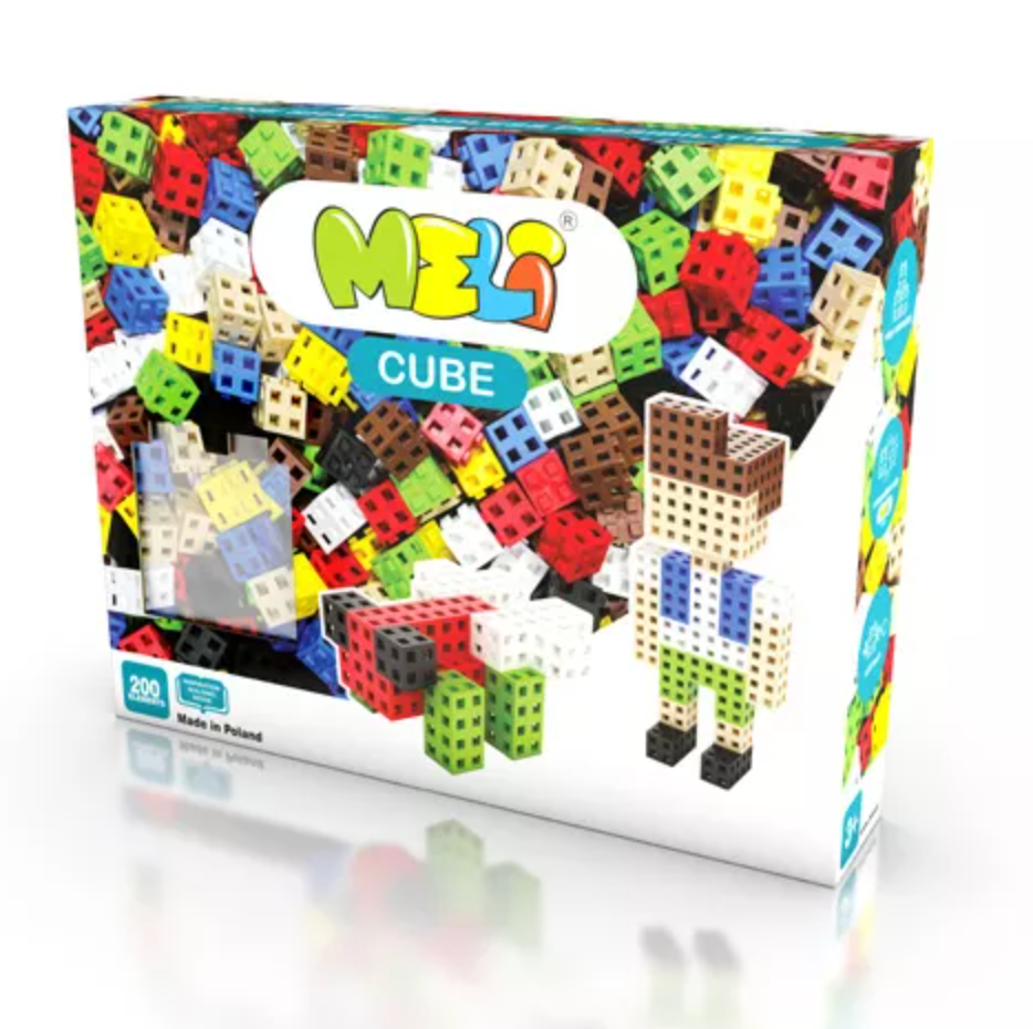 Bloques construcción Cube 200 piezas