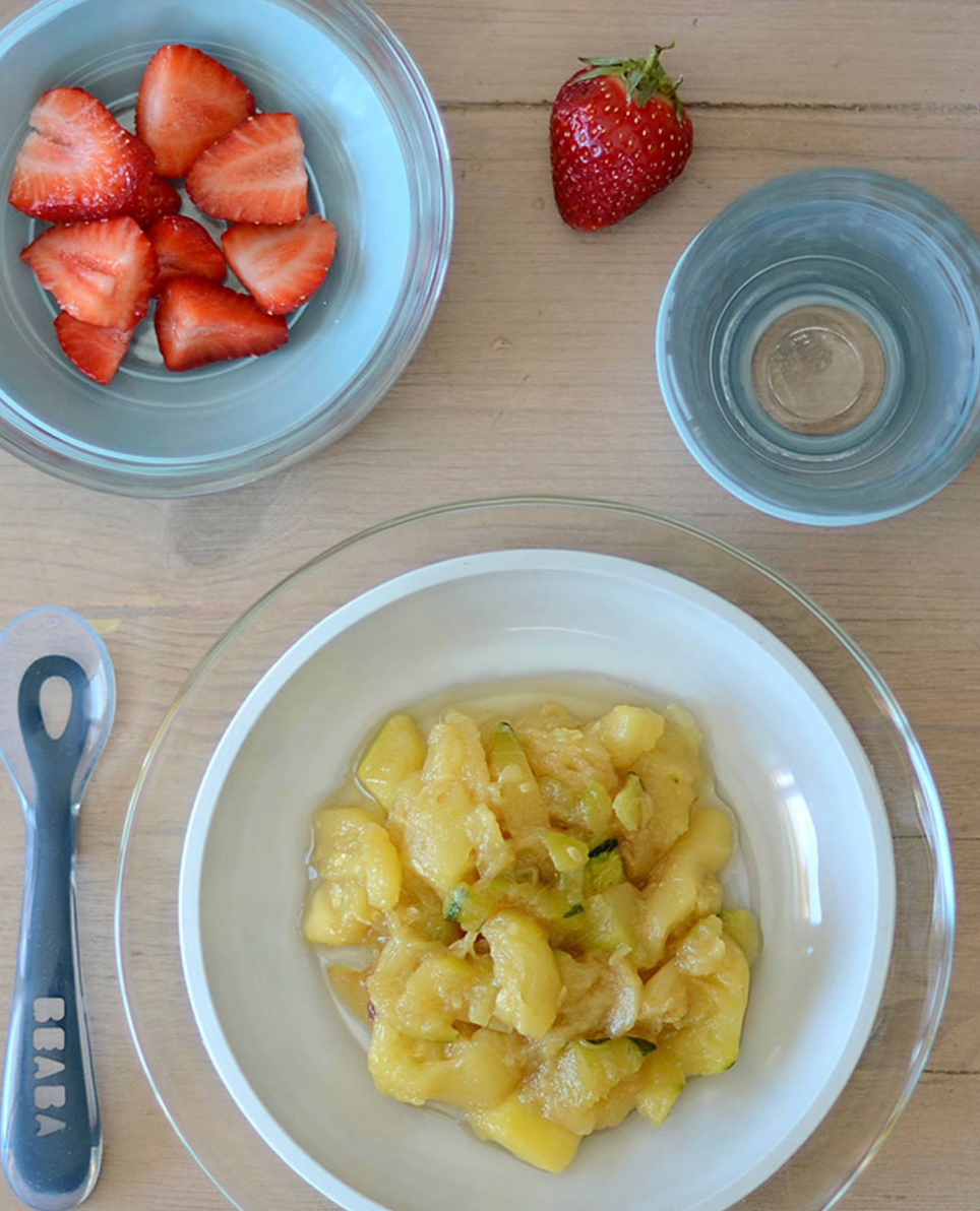 Set de comida de vidrio BEABA X DURALEX