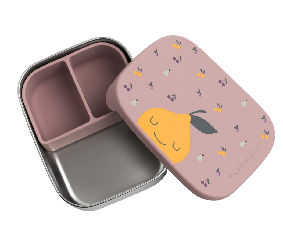 Caja almuerzo acero Fruity