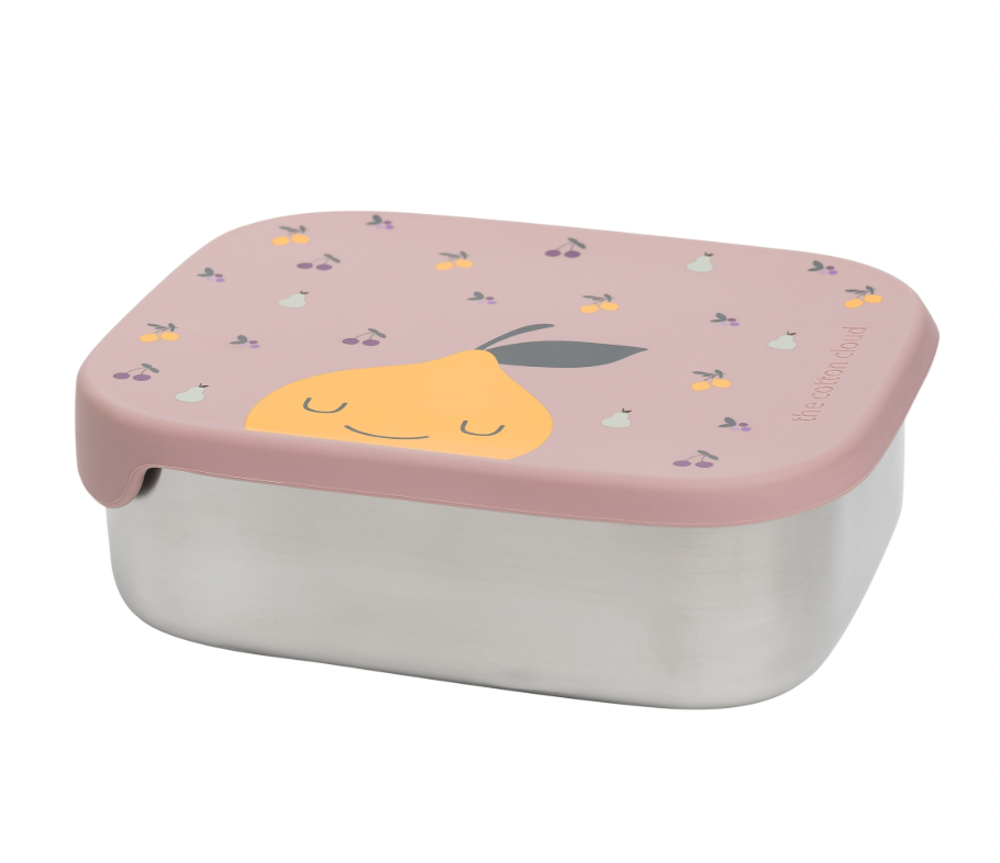 Caja almuerzo acero Fruity
