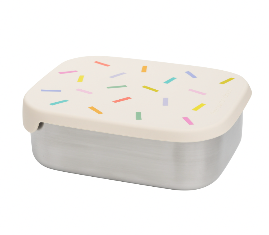 Caja almuerzo acero Confetti