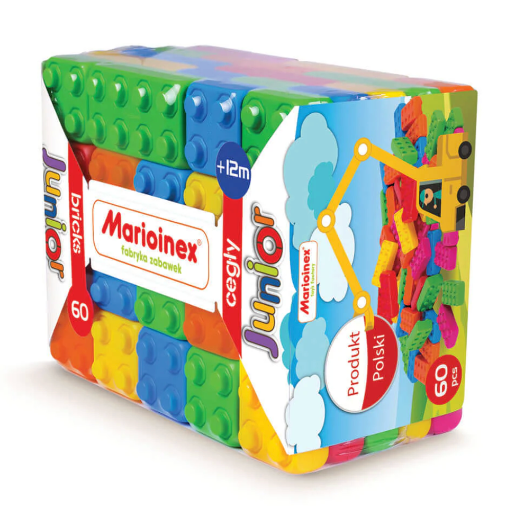 Marioinex - Bloques de construcción Junior Bricks 60