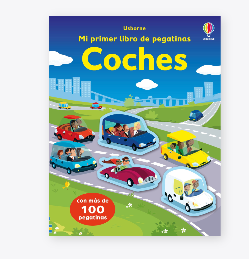 Mi primer libro de pegatinas - Coches
