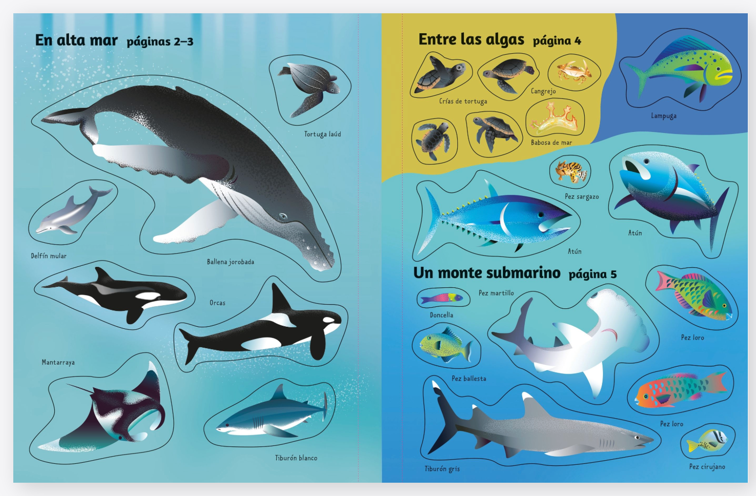 Mi primer libro de pegatinas - El océano