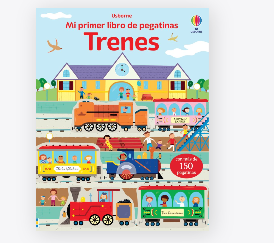 Mi primer libro de pegatinas - Trenes