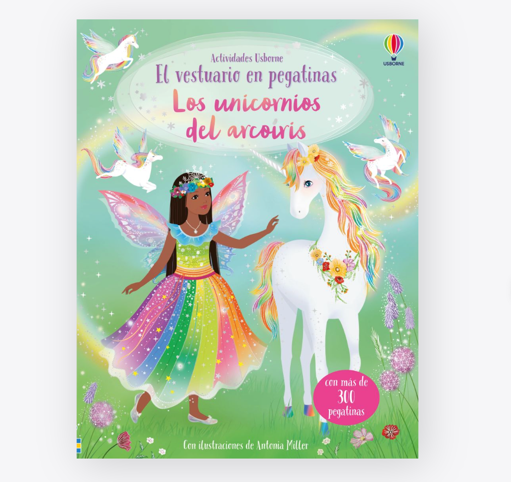 El vestuario de pegatinas - Los unicornios del arcoíris