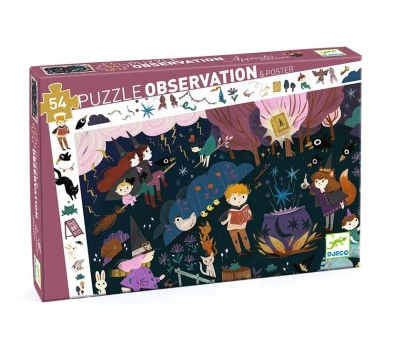 Puzzle Observación Aprendices de brujo 54 pzs - Djeco