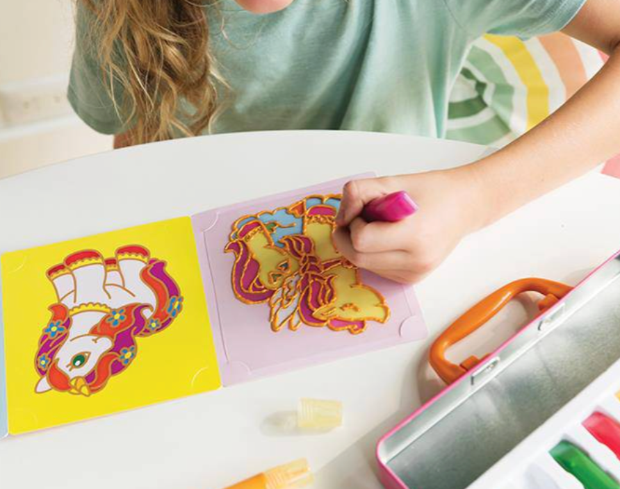 Arte para ventanas Unicornios- 4M