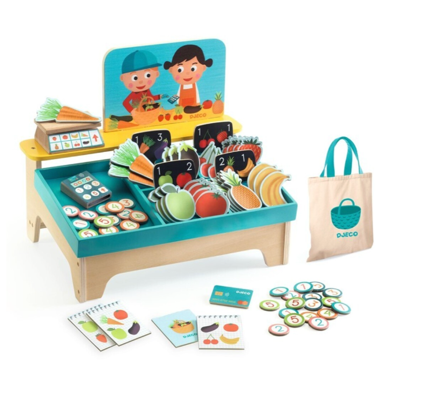 Imitación Léa & Milo Little Market - Djeco