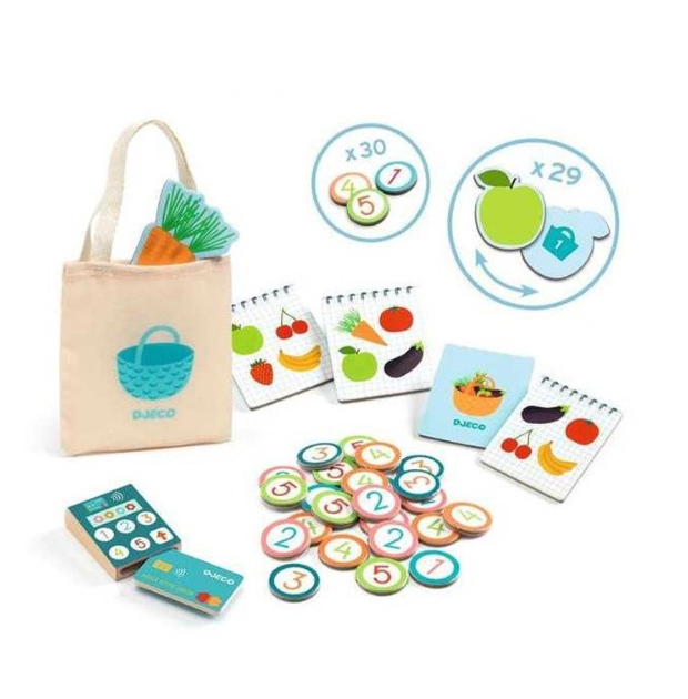 Imitación Léa & Milo Little Market - Djeco