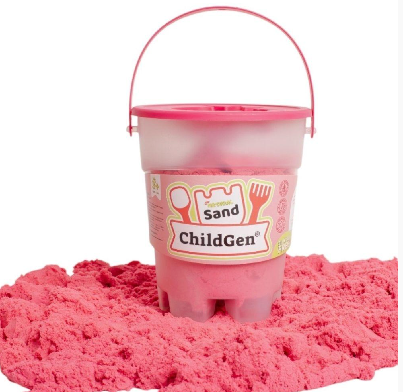 Arena cinética rosa 500g