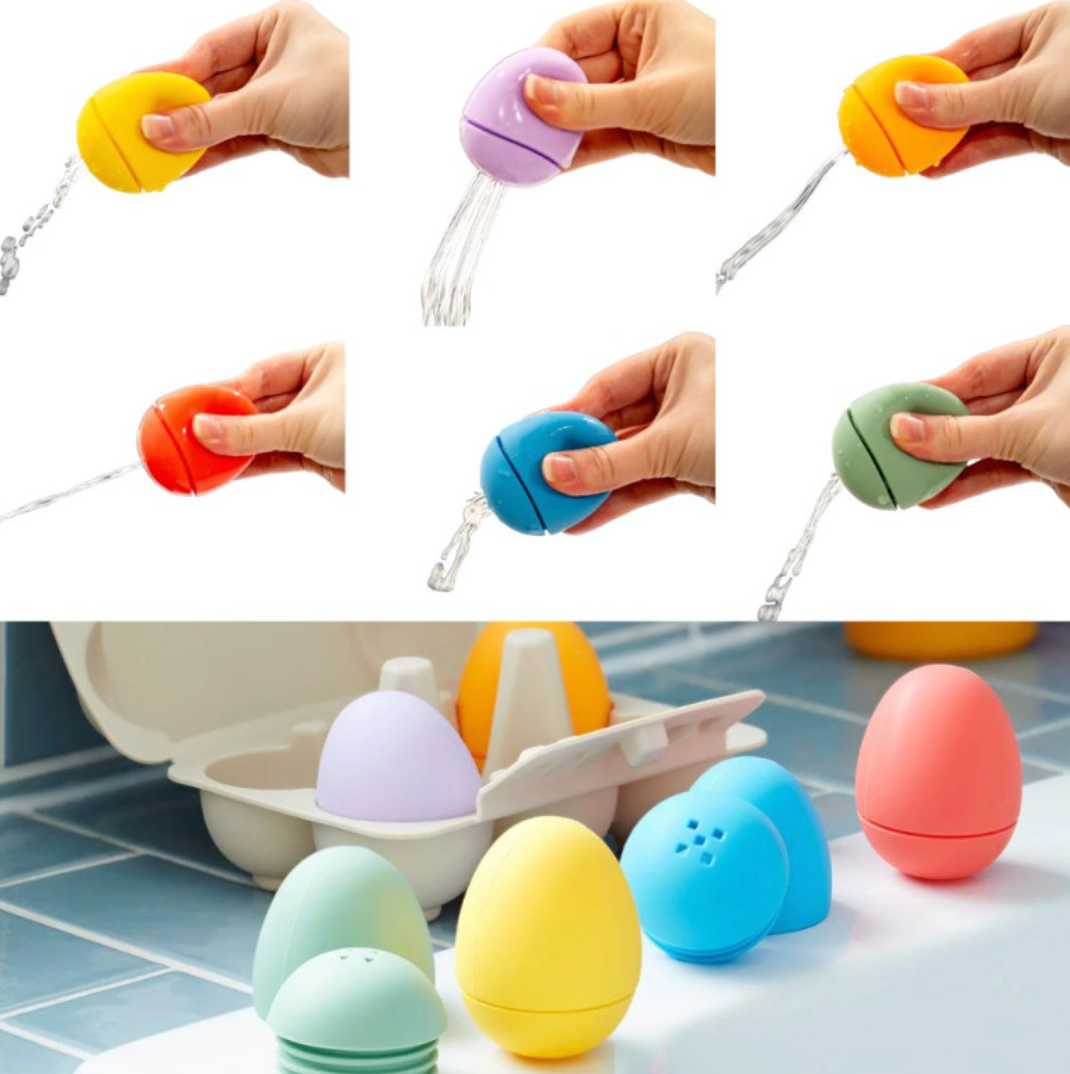 Huevos sensoriales arco iris