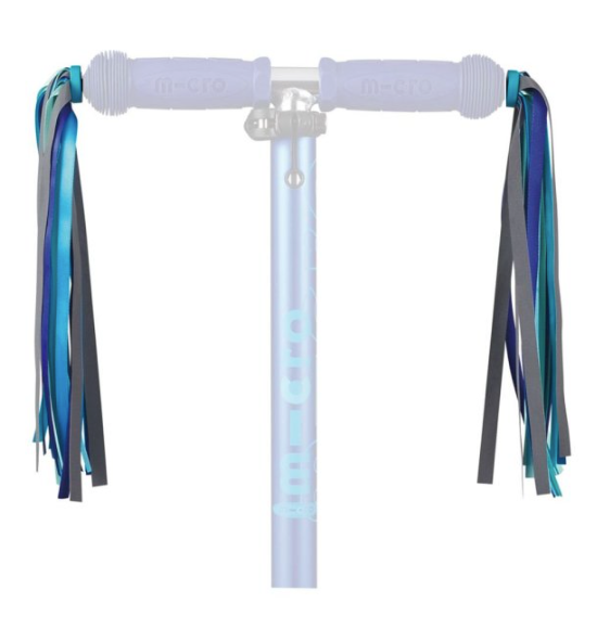 Flecos Manillar Azul Reflectante