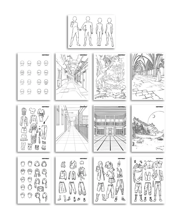 Tableta luminosa portátil Manga - KIDYDRAW PRO