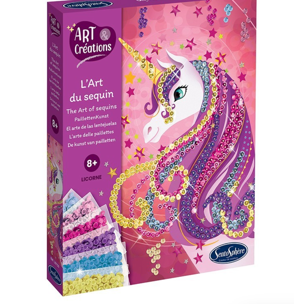 Kit creativo Unicornio con lentejuelas - Sentosphère