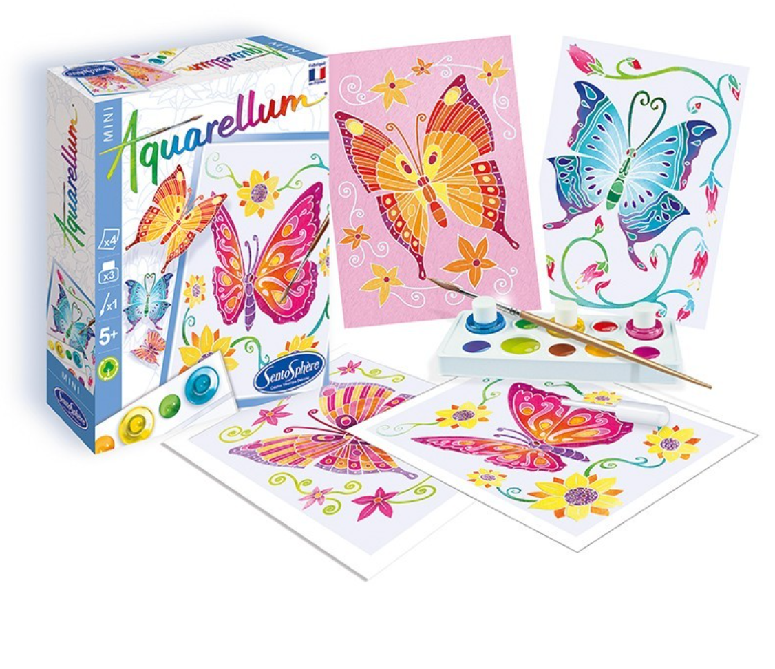 Aquarellum mini Mariposas - Sentosphère