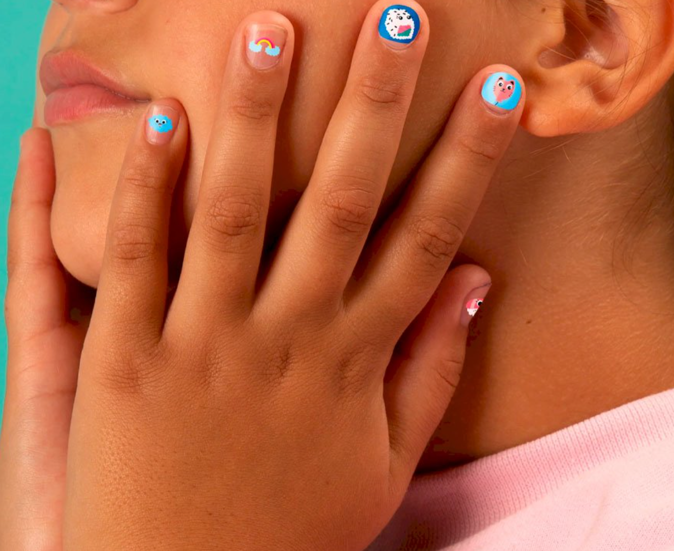 Pegatinas para uñas Unicornios - Omy