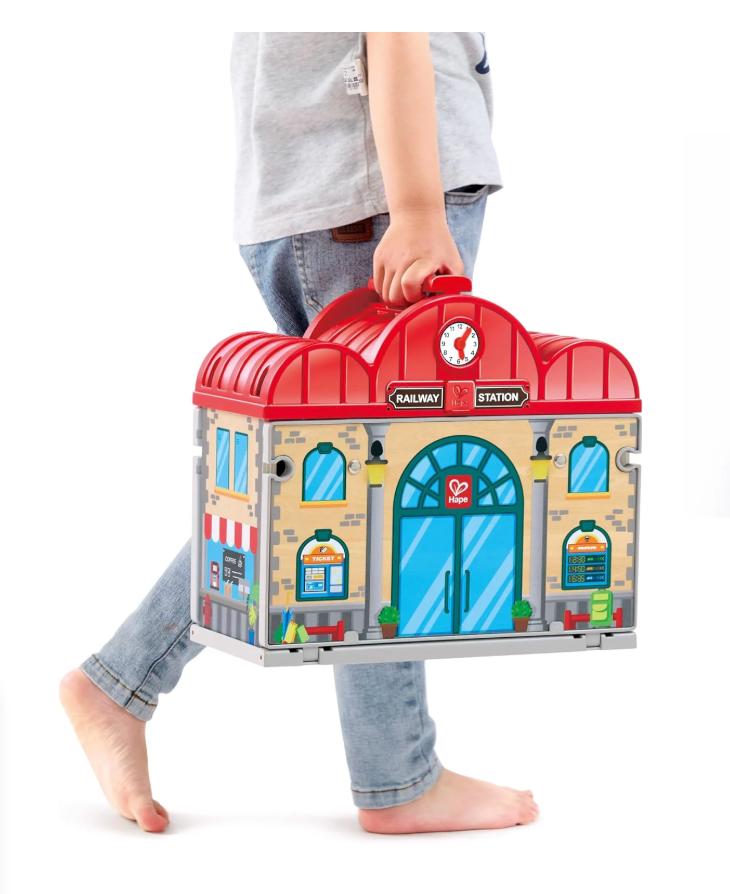 Set de Estación de Tren Portátil - Hape