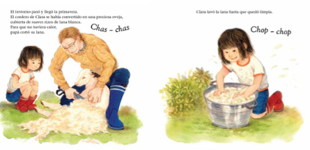 Clara y el ciclo de la lana