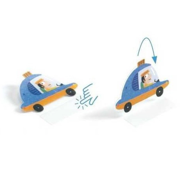 Pegatinas reposicionables vehículos - Djeco