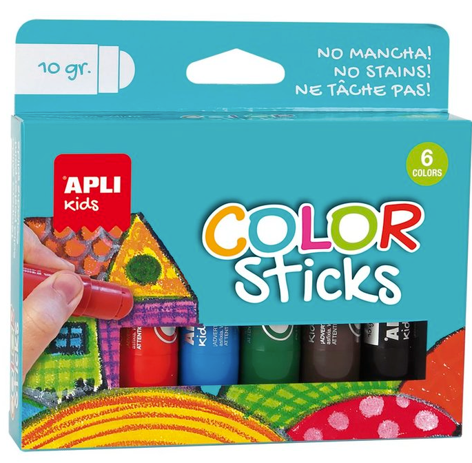 Témpera sólida Color sticks - Apli