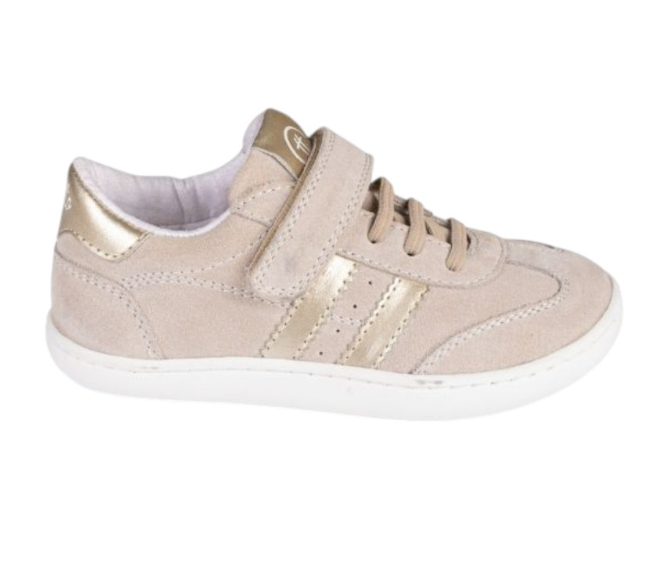 Deportiva Piel Beige-Oro – Chetto