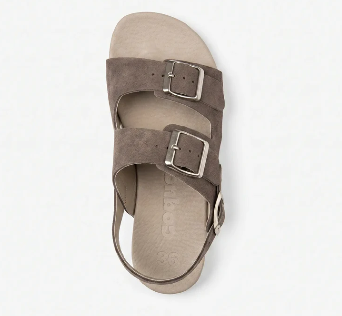 Sandalia Coqueflex Suede Taupe