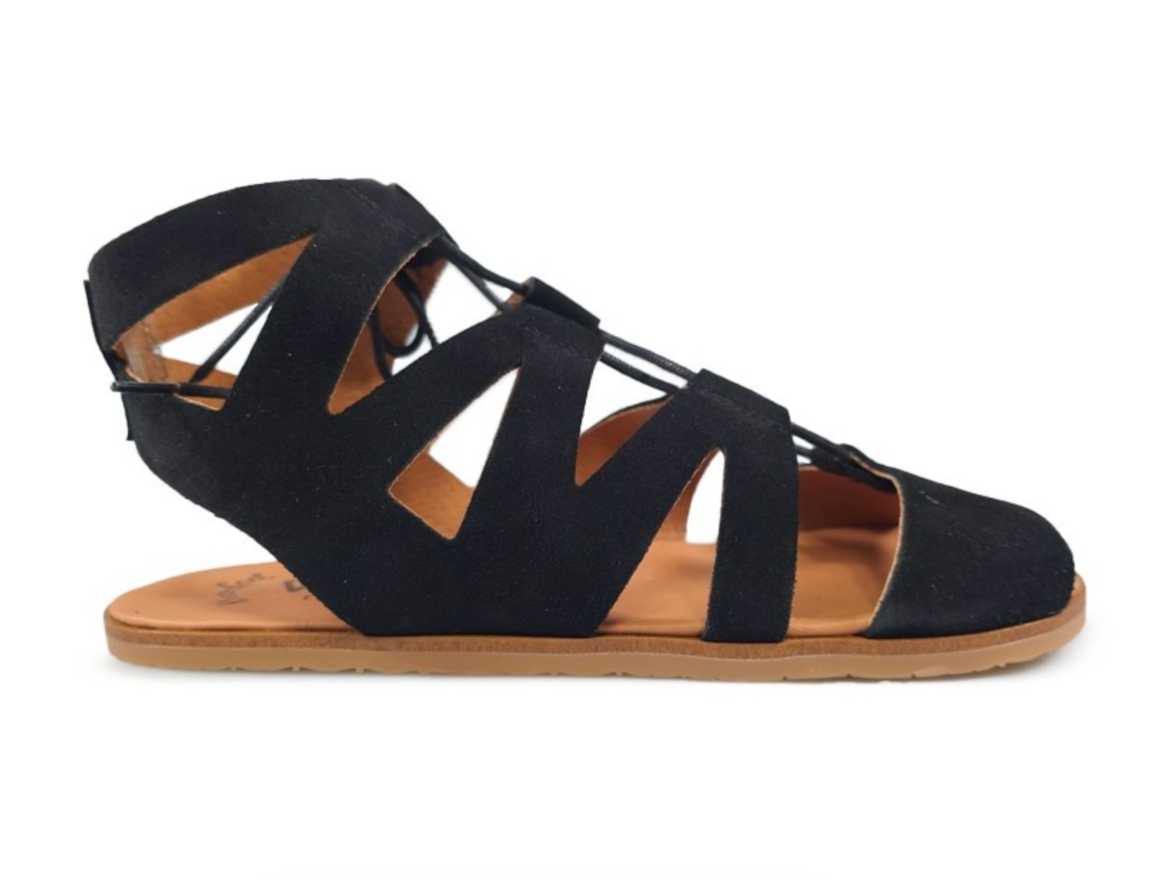 Sandalia barefoot Vivant Savia Serraje negro