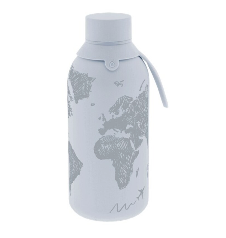 Botella térmica acero 500ml Maps Interior Cerámico