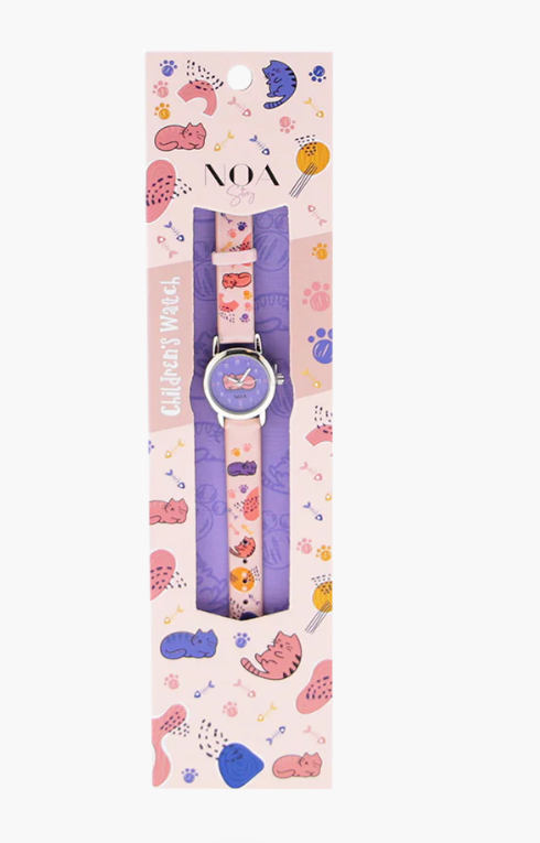 Reloj Gatos - Noa Kids
