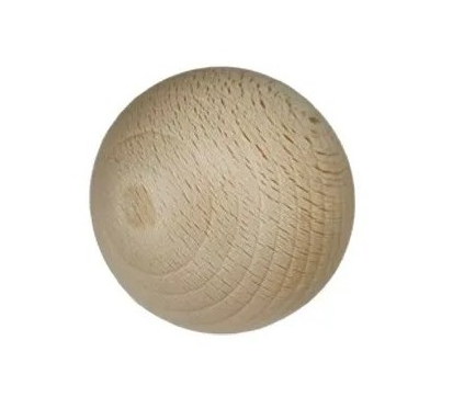 Bola de madera natural