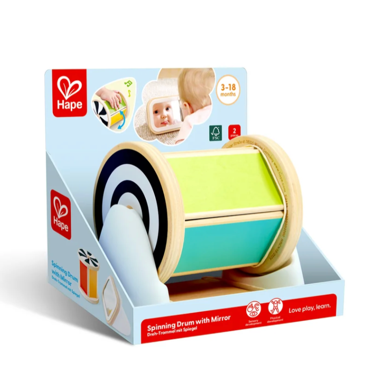 Tambor giratorio con espejo - Hape