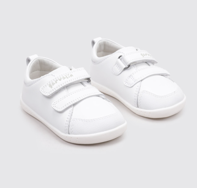 Garvalín Deportiva Barefoot Piel Blanco