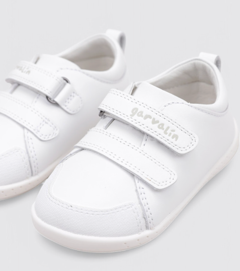 Garvalín Deportiva Barefoot Piel Blanco