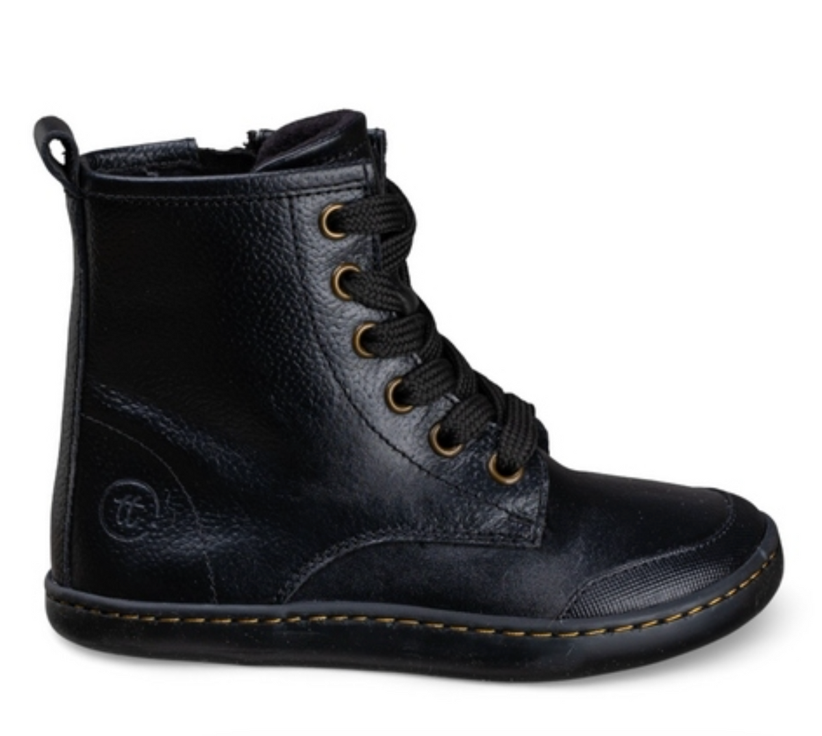 Bota negra barefoot piel – Chetto