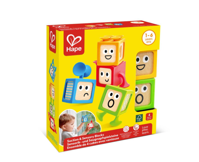 Bloques Sensoriales con Ventosas - Hape