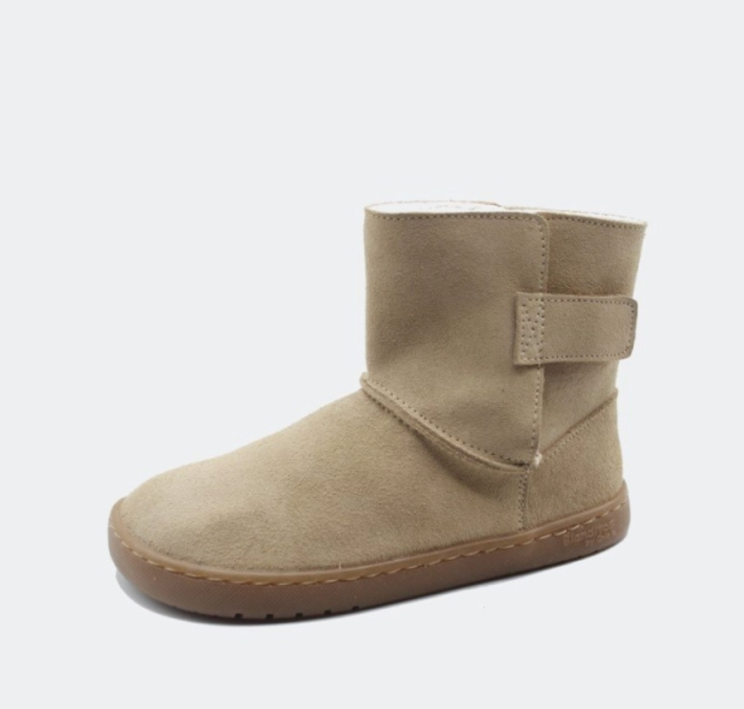 Bota Hielo beige serraje - Blanditos (liquidación)