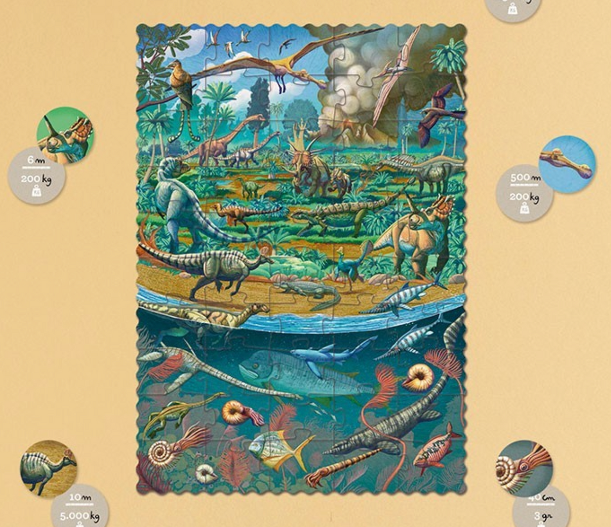 Puzzle Dinosaurs 50 piezas - Londji