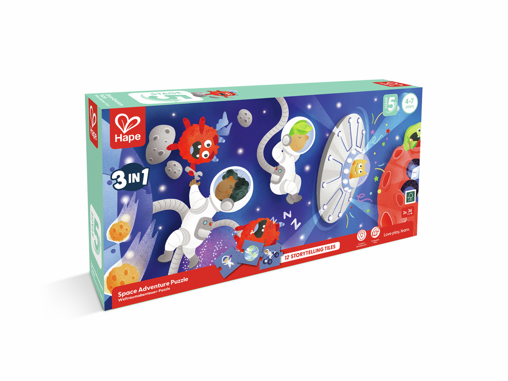 Puzzle Aventura Espacial - Hape