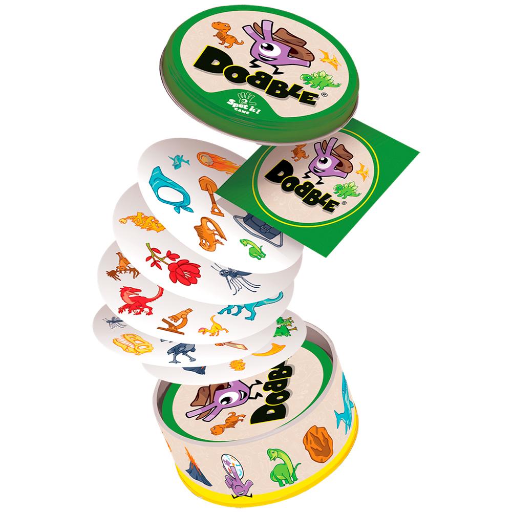 Dobble Juego de cartas dinosaurios