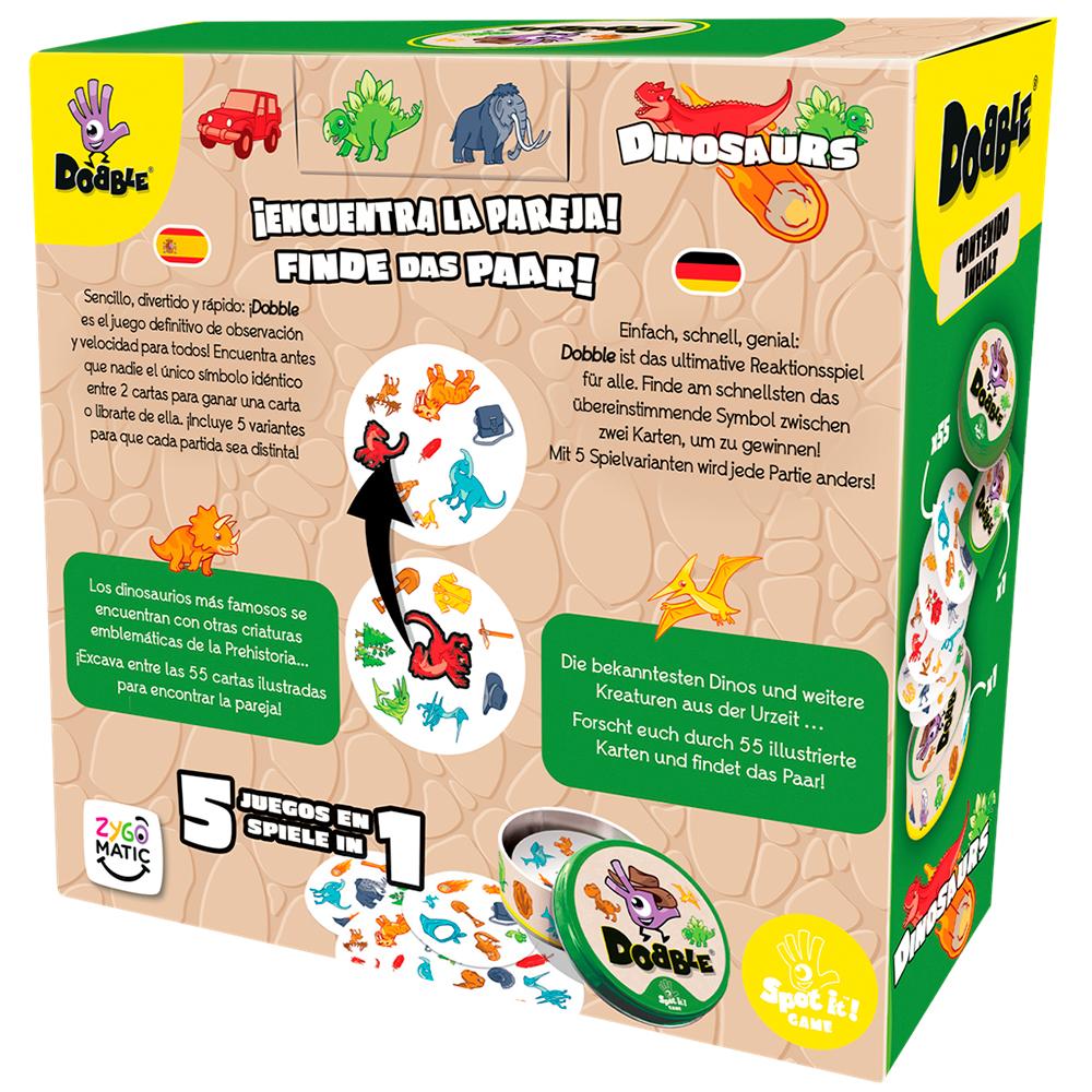Dobble Juego de cartas dinosaurios