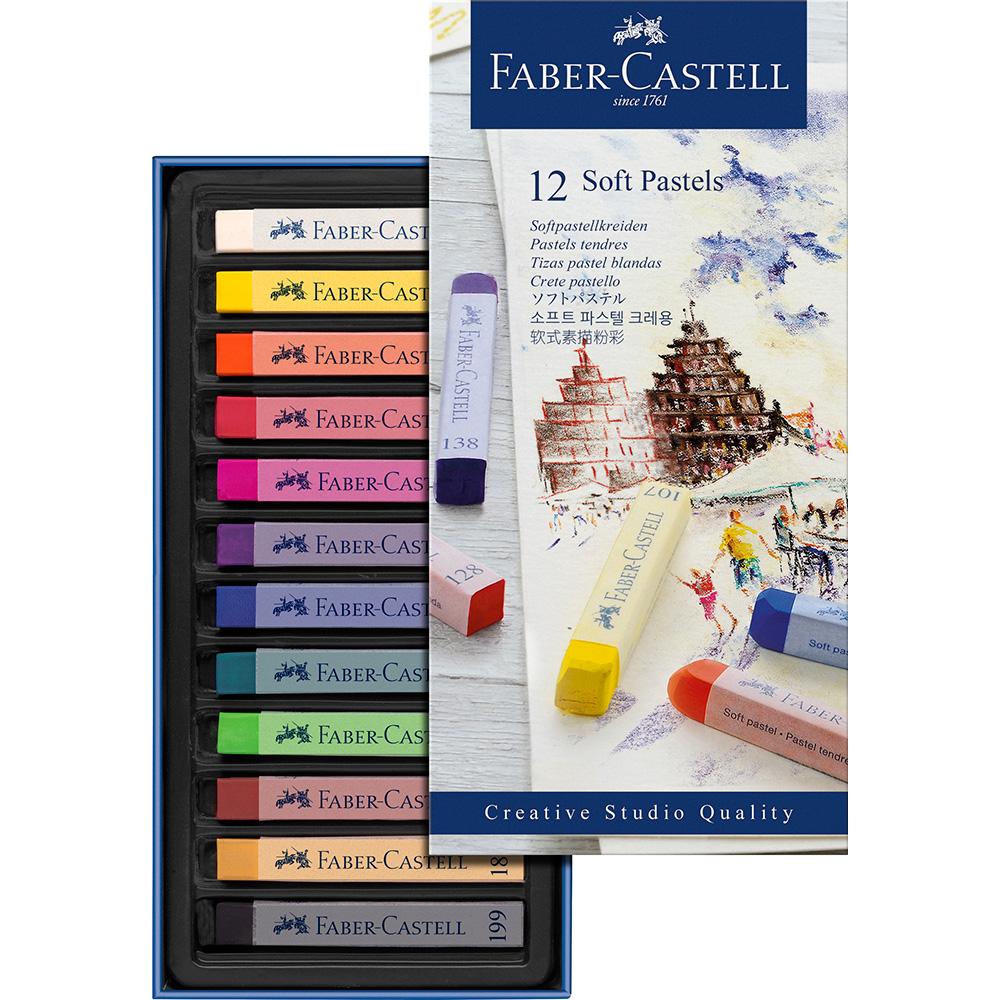 Pasteles blandos 12 colores - Faber-Castell