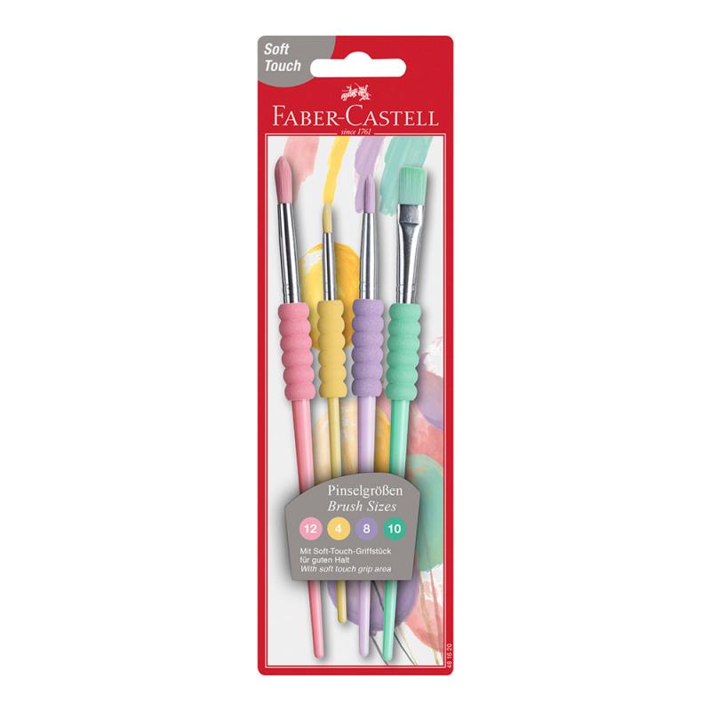 Pack 4 pinceles - FaberCastell